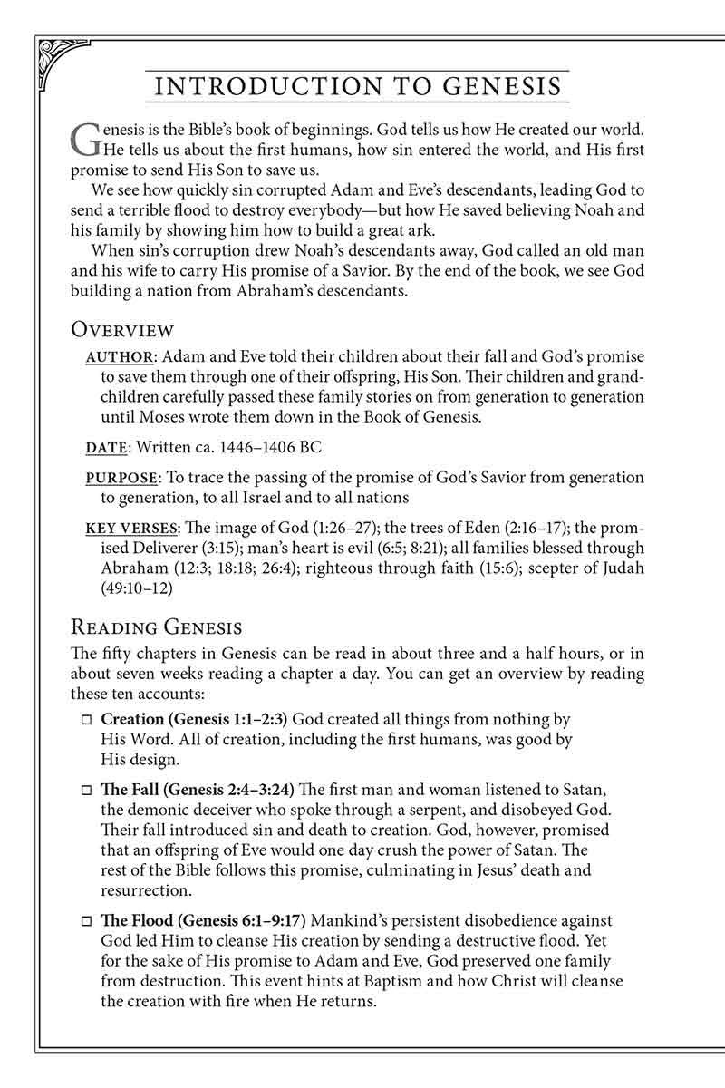 lutheran reader's bible page 33
